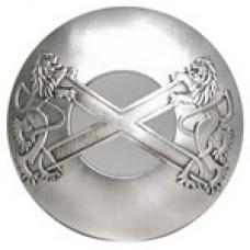 Scottish Saltire Kilt Pin Plaid Brooch Chrome Finish